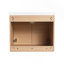 Ensemble de meuble-lavabo 24 po avec lavabo à poser en résine, 2 portes