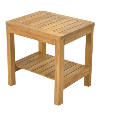 Whitaker 24'' W Teak Shower Bench
