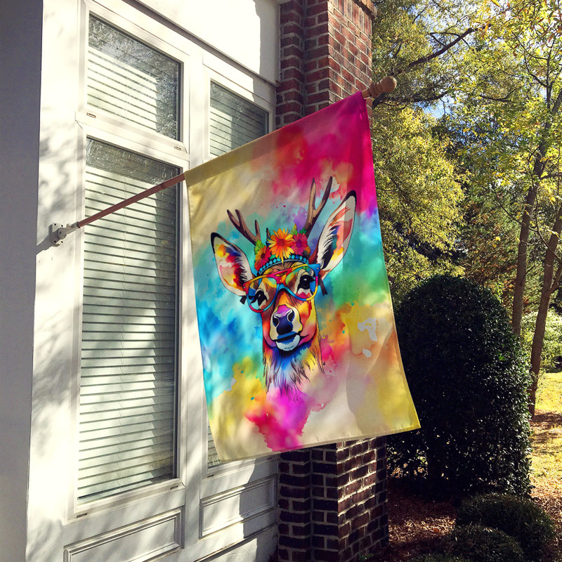 Drapeau de maison hippie