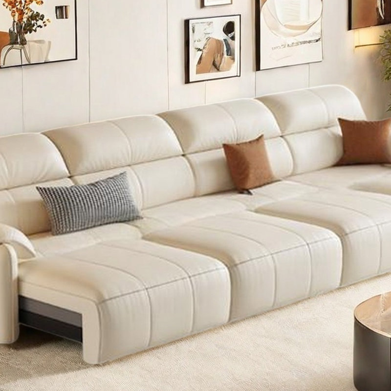Canapé électrique intelligent de luxe, H 37,4 po x l 129,13 po x P 41,73 po, 4