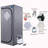 Portable Steam For Home - Personal Spa Enjoyment Zone. Grey. 2.2L Generator. 150F Max Heat. Approved. Remote Controlled With Timer. Foldable Chair. Waterproof & Heatproof Material. Easy Installation