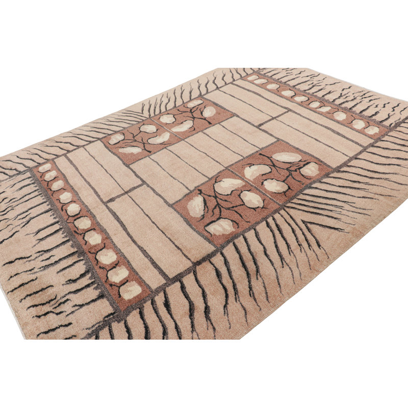 One-of-a-Kind 7’x9’3” Hand Knotted Area Rug