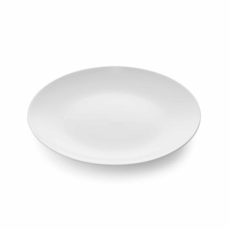 Serendipity White Coupe Dinner Plates