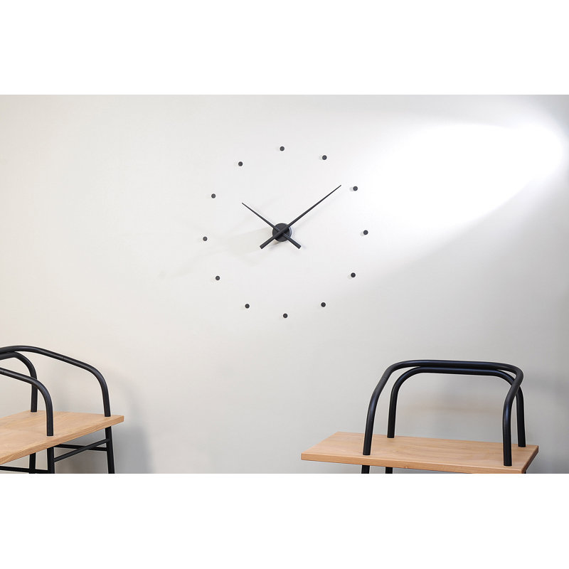 Horloge murale, Noir, Grand