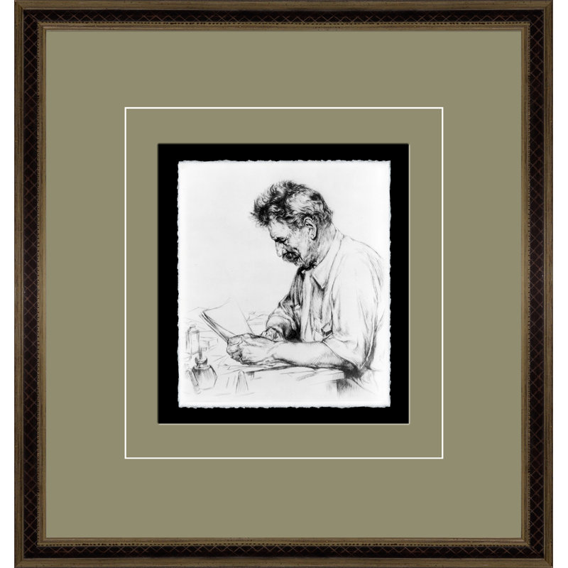 Albert Schweitzer - Cadre photo sur papier