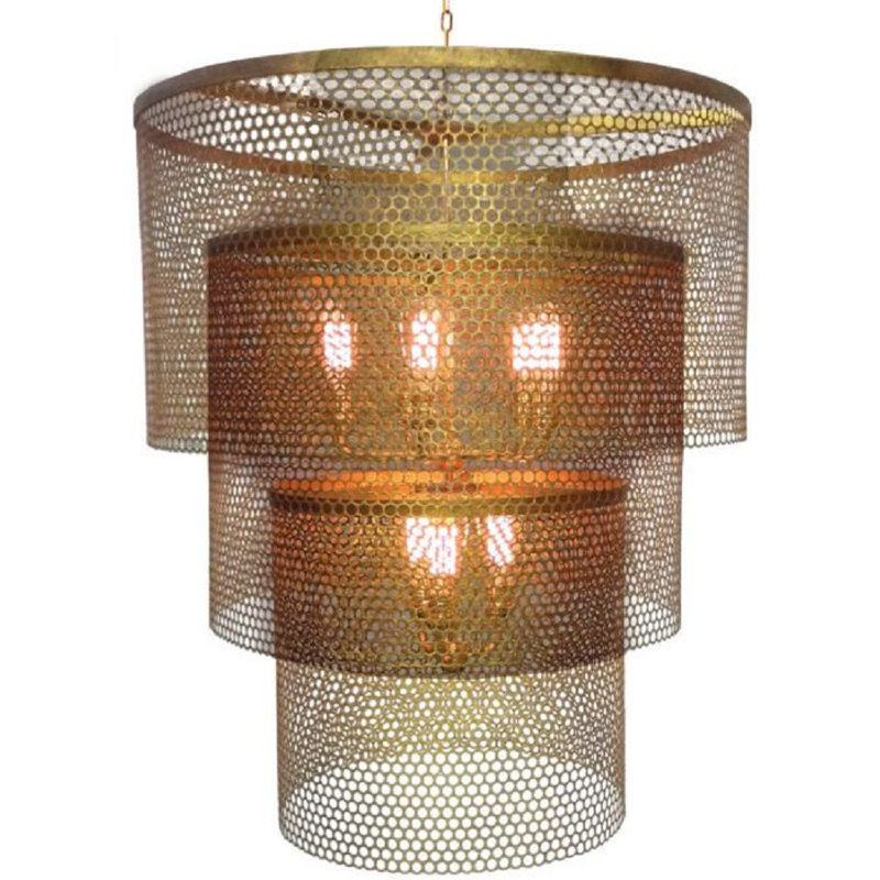 Walt 8-Light Tiered Chandelier, Gold