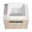 Ensemble de meuble-lavabo mural 24 po avec lavabo en céramique 24 po Modern Design-927877478
