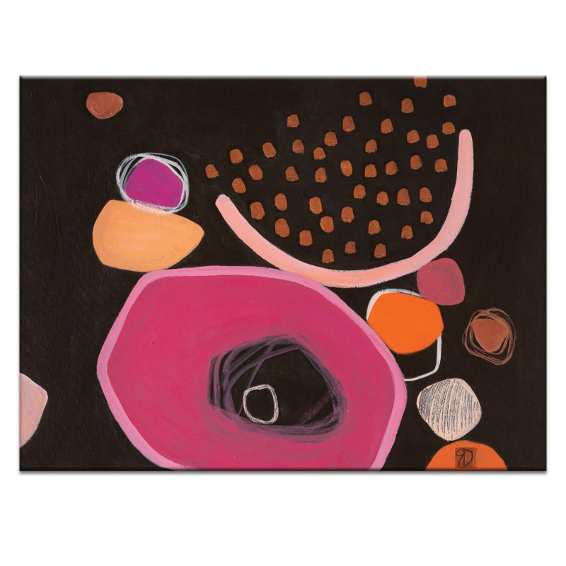 Skinny Dipping by Rhonda Davies - Painting, 41 cm H x 51 cm W, Canvas