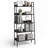 Maurus 5-Shelf Metal Freestanding Ladder Bookcase-1710091574-1731312449