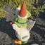 Statue de jardin canard gnome printanier