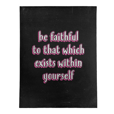 Quotes Chenille Indoor Rug