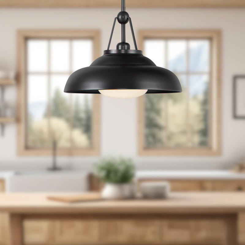 Palmetto 1 - Light Pendant, Urban Bronze, 11.63" H x 14.5" W x 14.5" D
