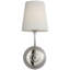 Thomas O'Brien Vendome 16" Cordless Single Sconce with Linen Shade-1695836214