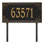 Signature Series 1-Line Lawn Address Sign
