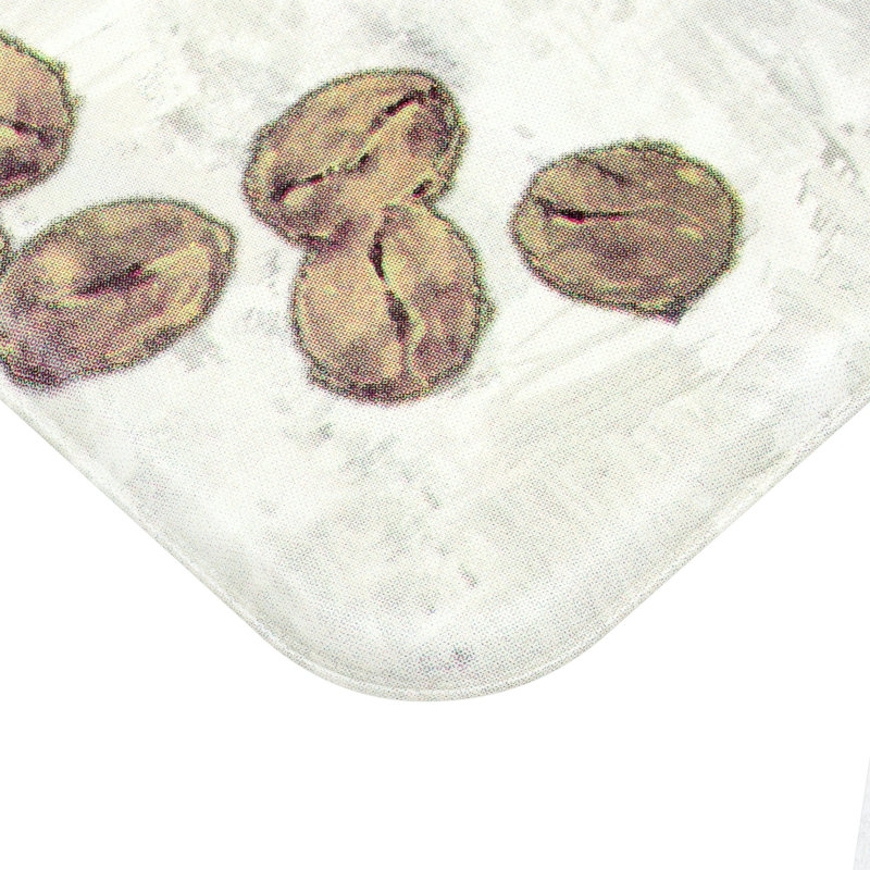  Tapis de cuisine multicolore à carreaux de café, 18 po x 30 po