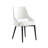 6-Piece Hickson Leatherette Dining Chair with Metal Legs-1272794675