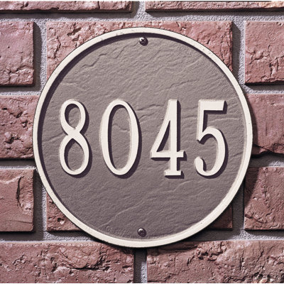 1-Line Wall Address Plaque