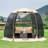 10 pi. L 10 pi. D Pavillon de jardin en fibre de verre