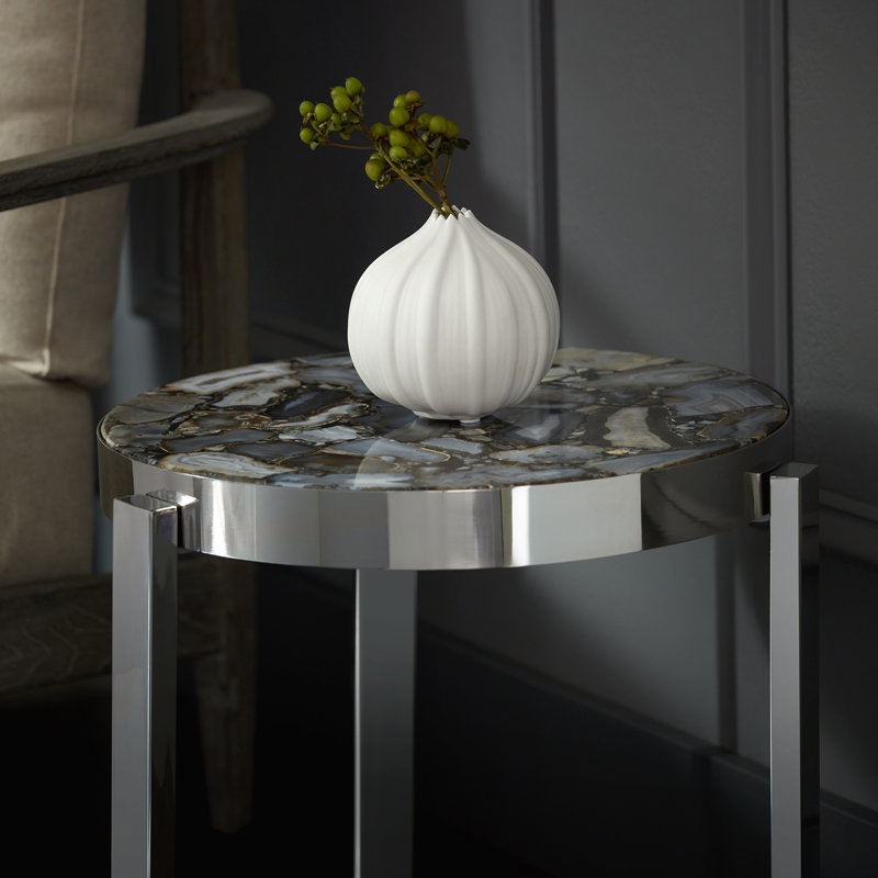 Geodance Stone End Table