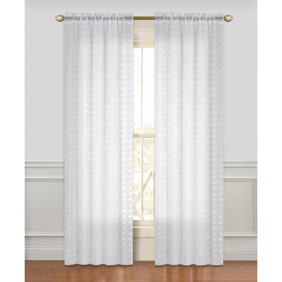 Semi Sheer Curtain Pair