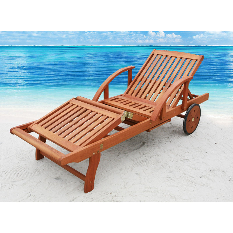 Beard 200cm Long Reclining Eucalyptus Single Chaise