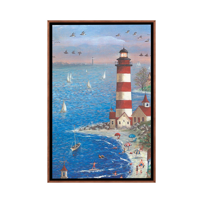 Summer Fun 1 Piece Wall Art on Canvas, 66.04 cm H x 45.72 cm W x 4.445 cm D, Classic Wood