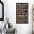" Rustic Bathroom Rules Multi Piece Canvas Print " by HomeyNotes Studio 3 - Pieces-1392261167