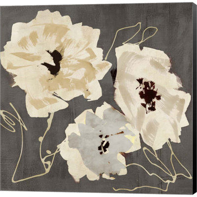 Earth Flowers I by Kelly Parr - Unframed Painting on Canvas