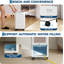 Refroidisseur d'air par évaporation 7L, refroidisseur portatif 3-en-1, 3 vitesses, minuterie 12H, télécommande, oscillation à 80 °, réservoir de 1,85 gallons