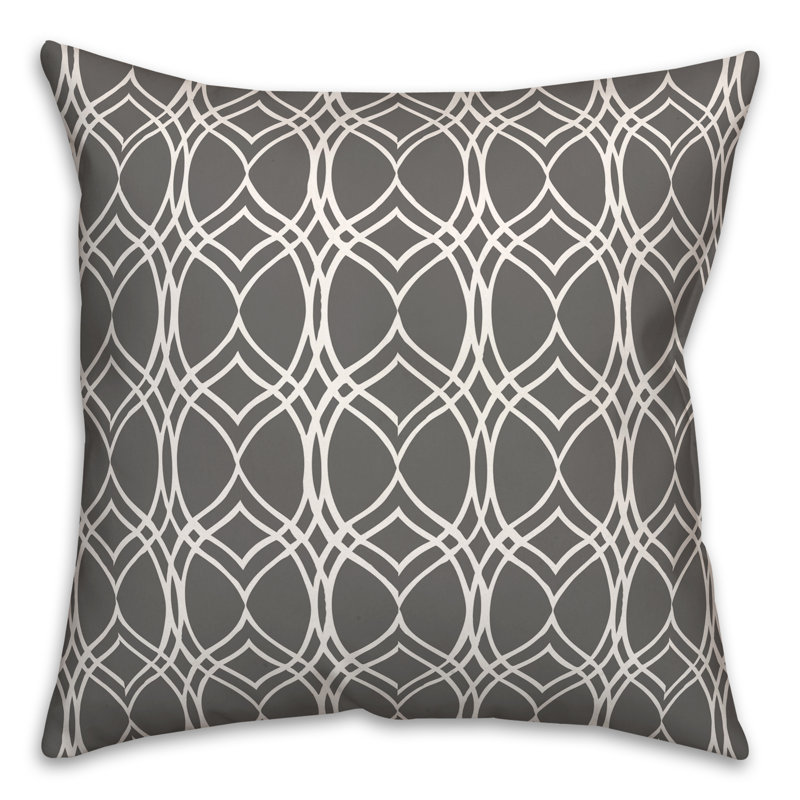 Coussin décoratif en lattis