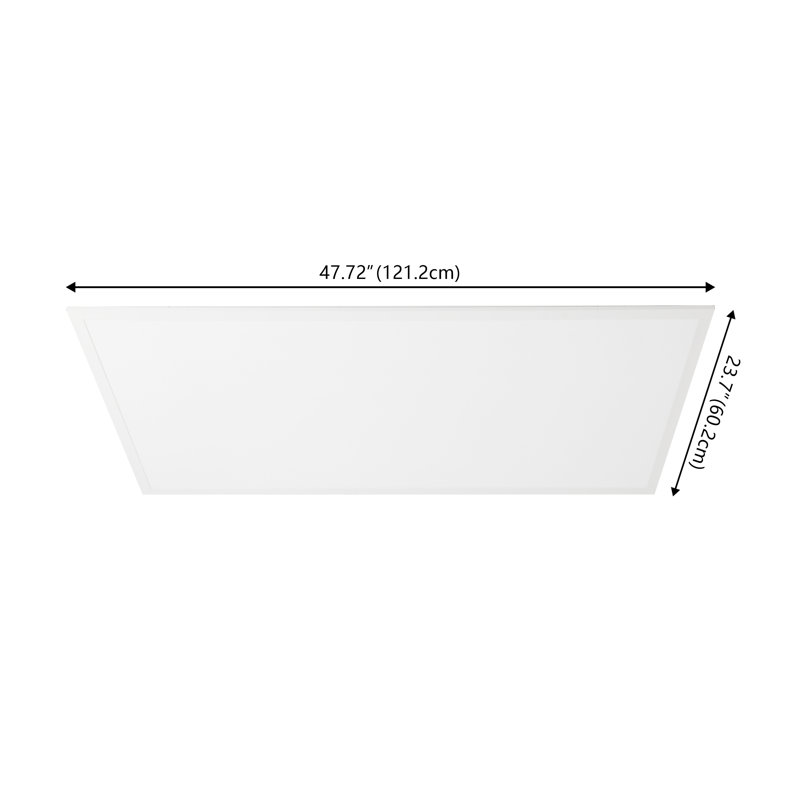 Teja Dimmable Rectangle Flat Panel Ceiling Light
