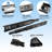 22 Inch Drawer Slides 6 Pairs (12Pcs) Full Extension Ball Bearing Drawer Slides 3 Fold Full Stretch Side Mount Drawer Slides 100 LB Capacity Drawer Slide 22" Black