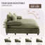 Méridienne surdimensionnée polyvalente pour la détente et les loisirs-920518680