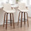 Carruth Swivel Upholstered Counter&Bar Stool