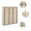 3 Door Fabric Wardrobe-43552719