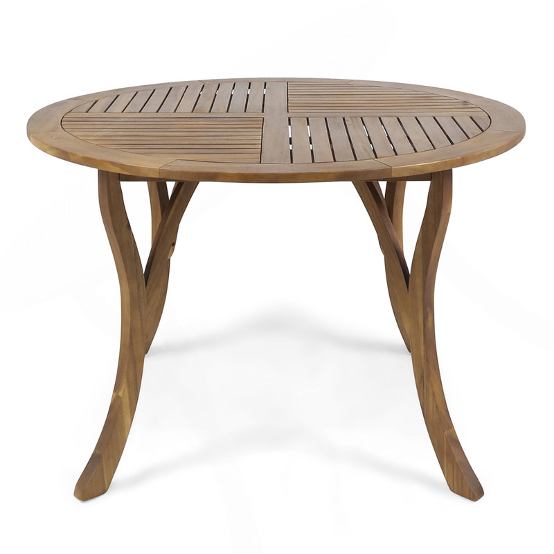 Table d'appoint en bois d'acacia Hermosa, Teck