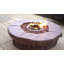 Round Faux Stone Propane Smokeless