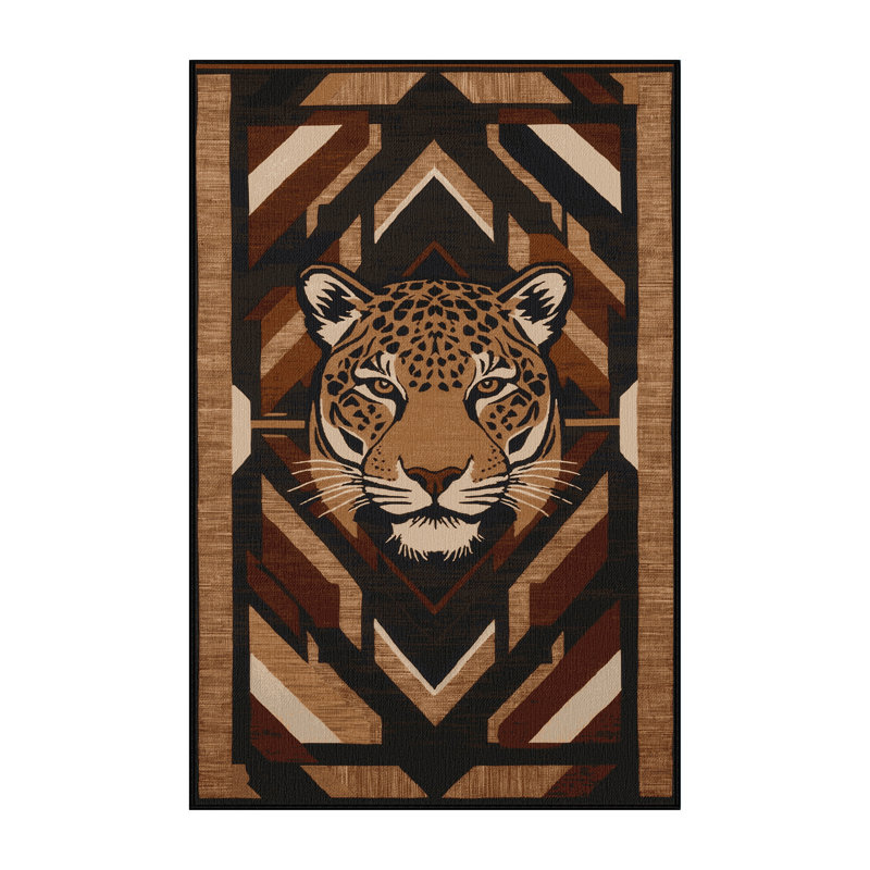  Tapis lavable Paraguay Jaguar Big Cats, Rectangle 4pi x 6 pi