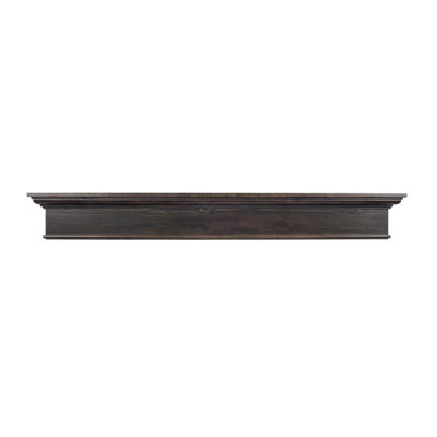 Bellamy 72" Floating Wood Fireplace Shelf