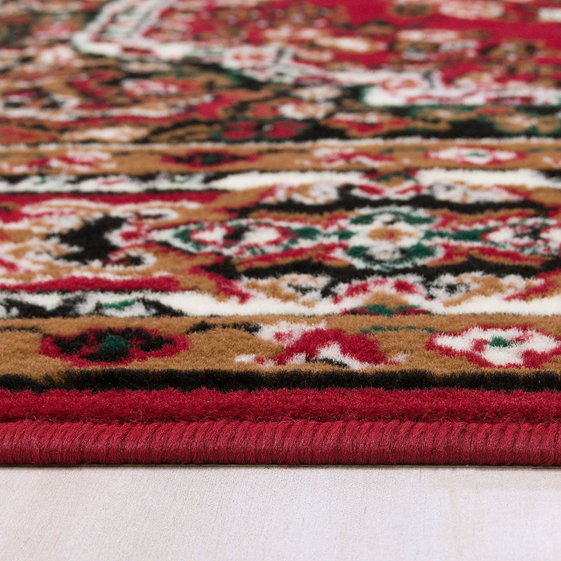Tapis intérieur / extérieur rouge Karen, Rectangle 5 pi x 7 pi
