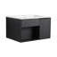 Meuble-lavabo mural 24 po avec tablette ouverte et porte à fermeture en douceur-594972055