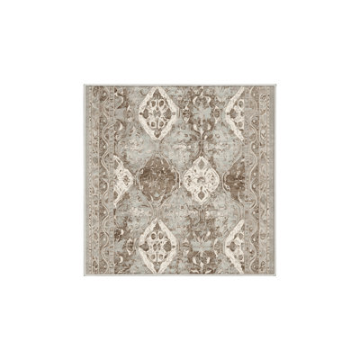 Tapis beige lavable à la machine
