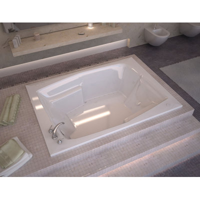 St. Nevis 71.75'' x 53.75'' Drop-In Air Acrylic Bathtub