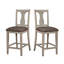 5-Piece Dining Set Counter Height Table With Shelf Unique High Dining Chairs Furniture