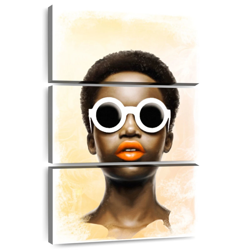 Leisha African Lady, 65" H x 42" W