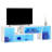 Bittar 55'' Entertainment Center Free Association Combinable TV Stand with LED Strip for up to 75"-2079236365