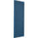 True Fit PVC Two Panel Chevron Modern Style Fixed Mount Shutters