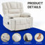 Canapé inclinable avec chauffage et vibration Living Space-284801439