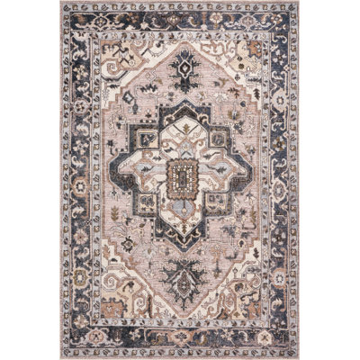  Fonia SplashGuard Machine Washable Area Rug