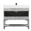Ensemble de meuble-lavabo simple 40 po Rozell-1397250562